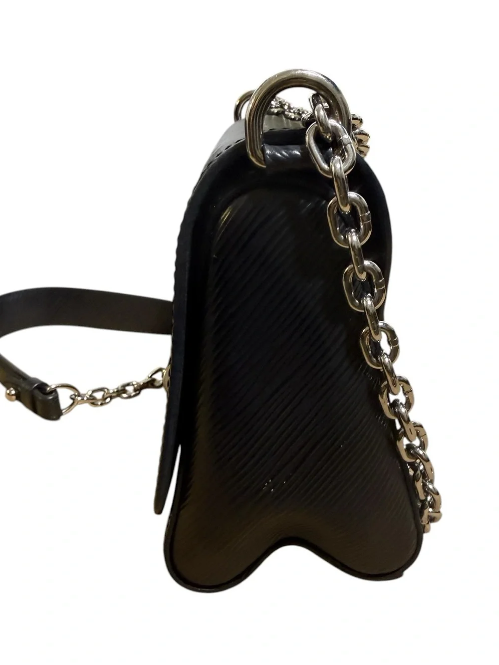 Louis Vuitton Twist PM Black Epi Leather Chain Crossbody Bag w Dust Bag